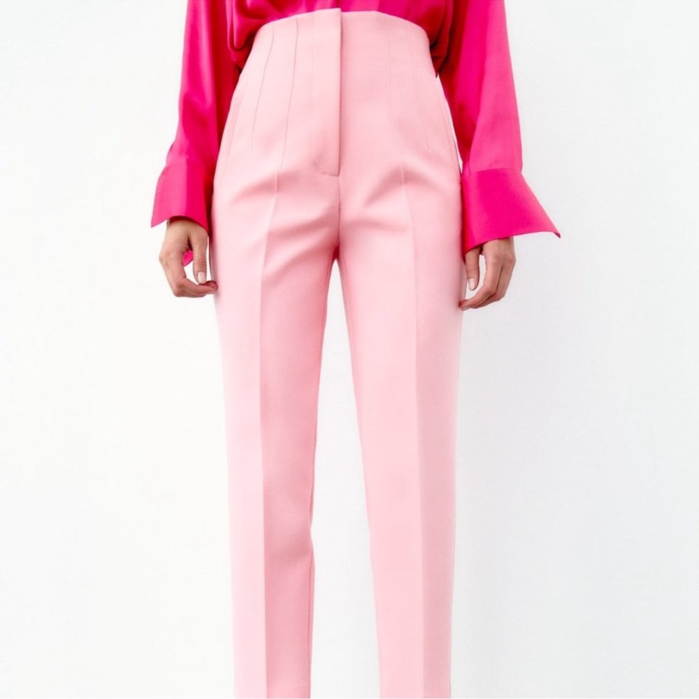 Zara light pink pants size Small